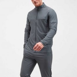Blank Men Joggers Suits Sports Tracksuits Custom Logo Stacked Slim Fit Mens Sweatsuit Sets